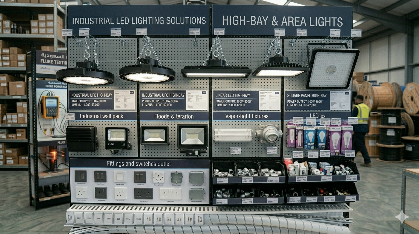 led lighting installation — industrial high bay 2